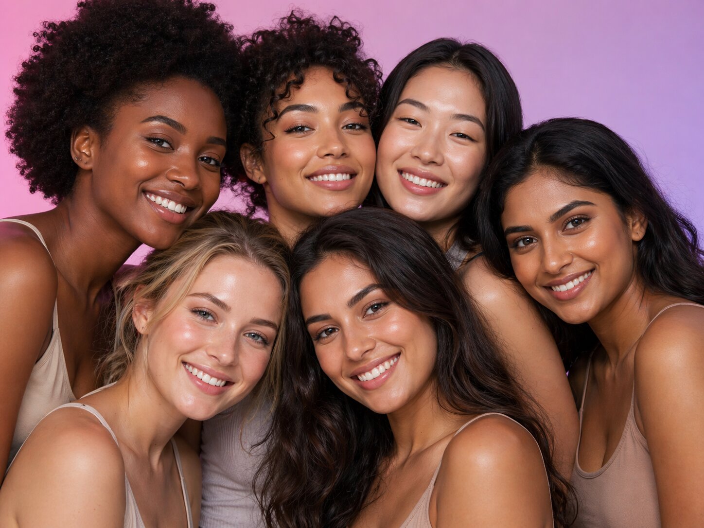 Majspa Aesthetics clients in Marietta, GA with glowing skin after med spa treatments